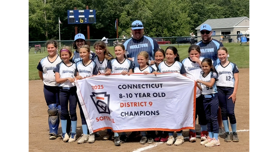 Back to back! 2025 District 9 10U Softball Champs!